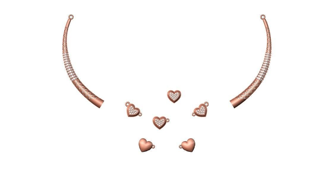 070 - Fancy Necklace for Women 3D print model_5