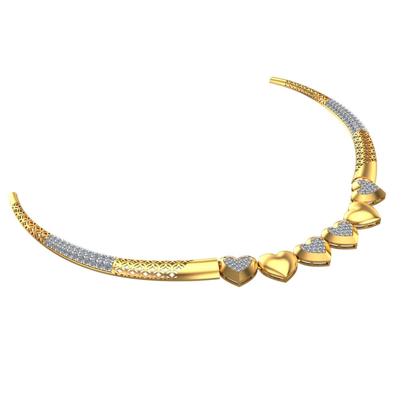 070 - Fancy Necklace for Women 3D print model_2