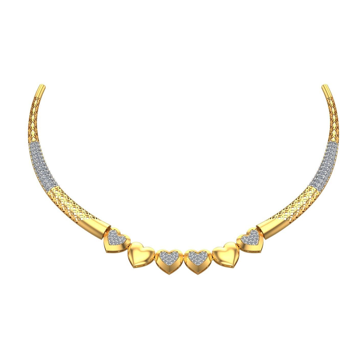 070 - Fancy Necklace for Women 3D print model_1