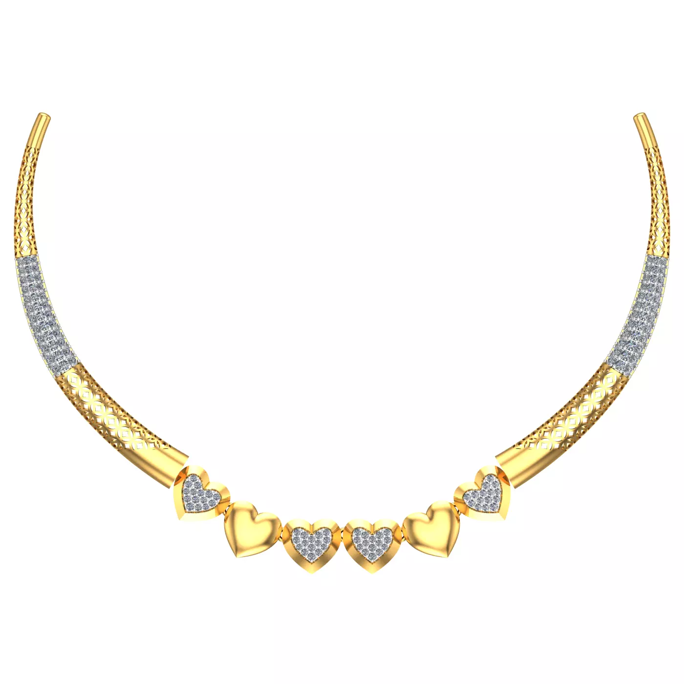 070 - Fancy Necklace for Women 3D print model_0