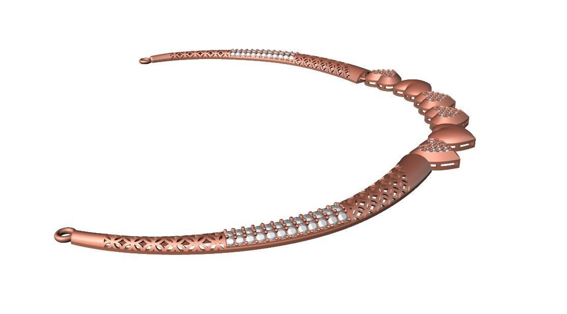 070 - Fancy Necklace for Women 3D print model_4