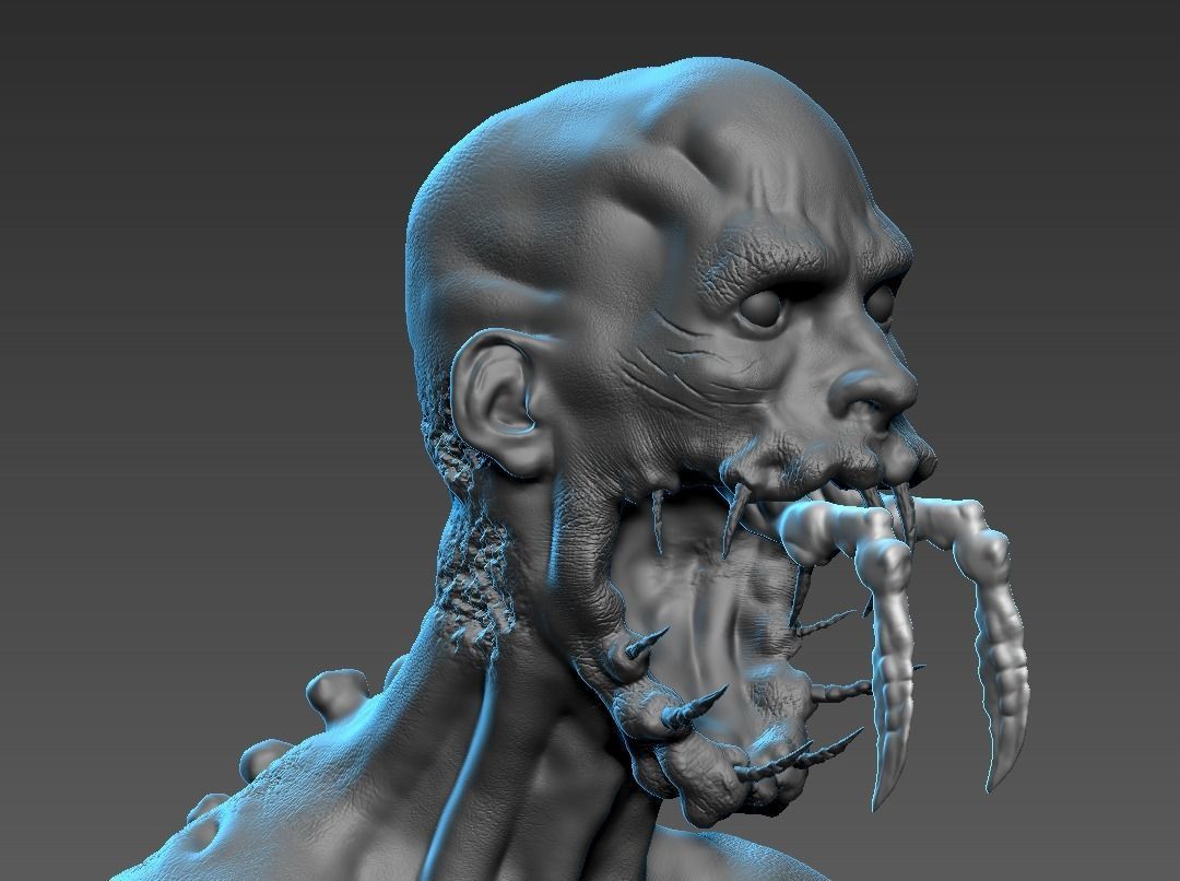 Human Mutant 3 3D model_12