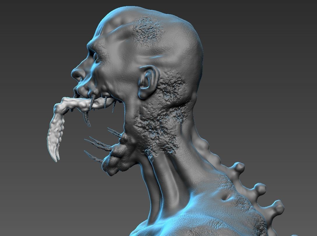 Human Mutant 3 3D model_10