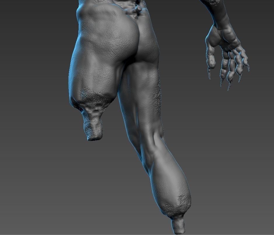 Human Mutant 3 3D model_8