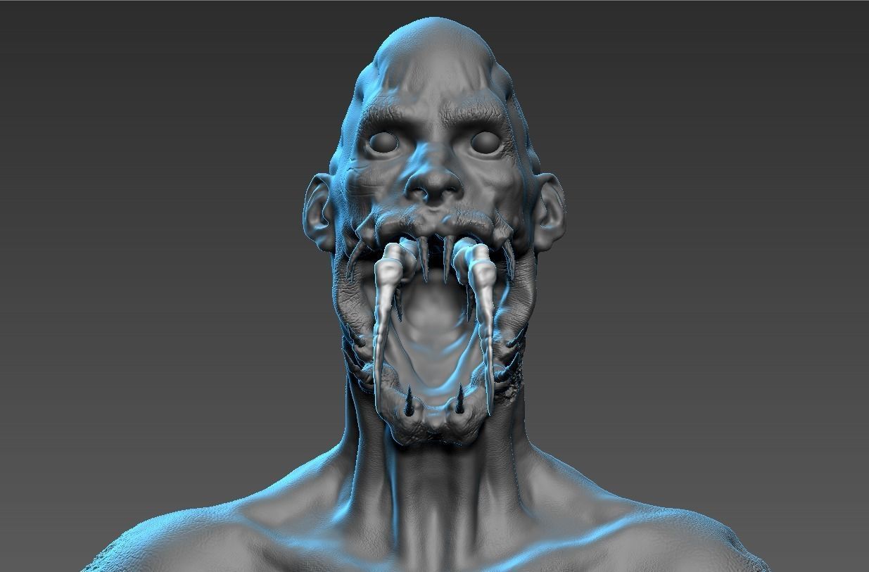 Human Mutant 3 3D model_11