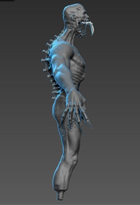 Human Mutant 3 3D model_3