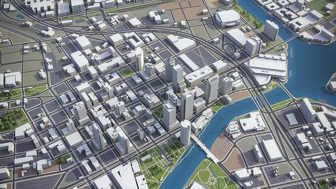 Tampa Bay 3D Model Pack 4