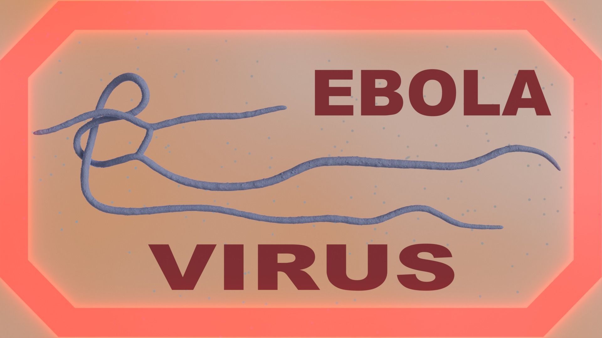 Virus ebola Low-poly 3D model_0