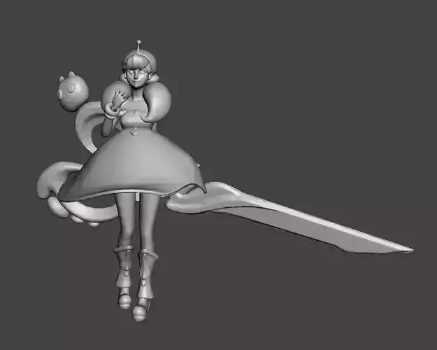 Space Groove Gwen 3D Model