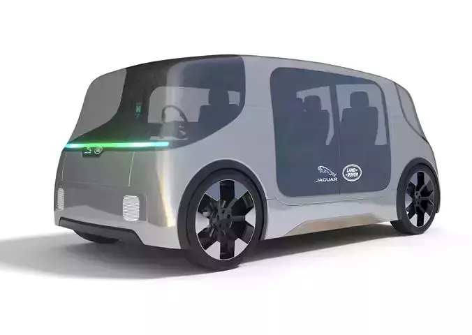 Jaguar Land Rover Vector Electric Shuttle with Interior
