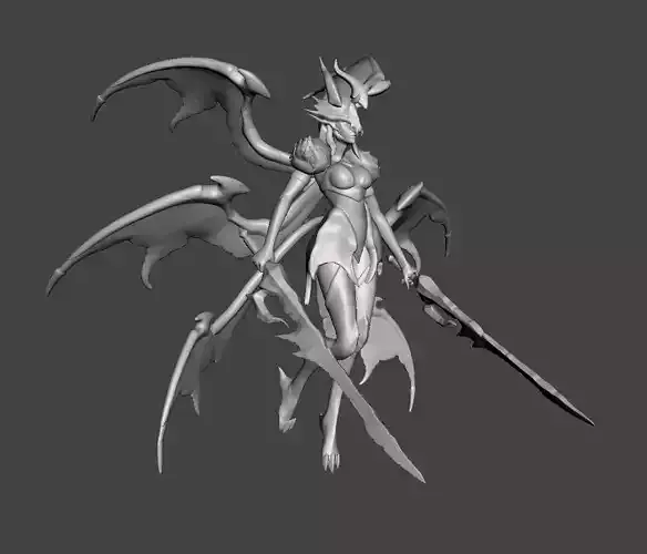 Dragonslayer Kayle 3D Model