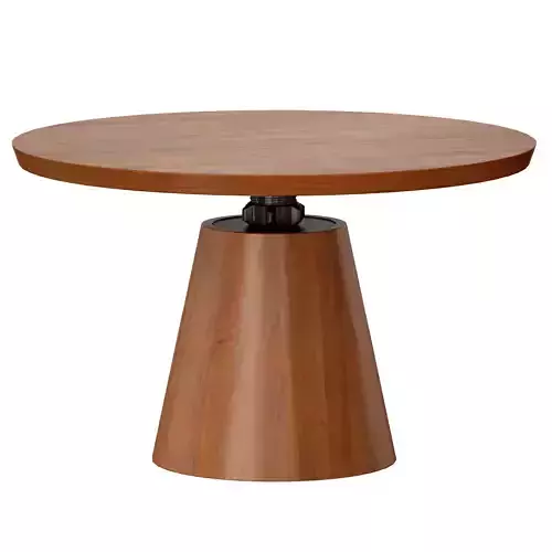 Revolve 48 Round Adjustable Height Dining Table Crate and Barrel