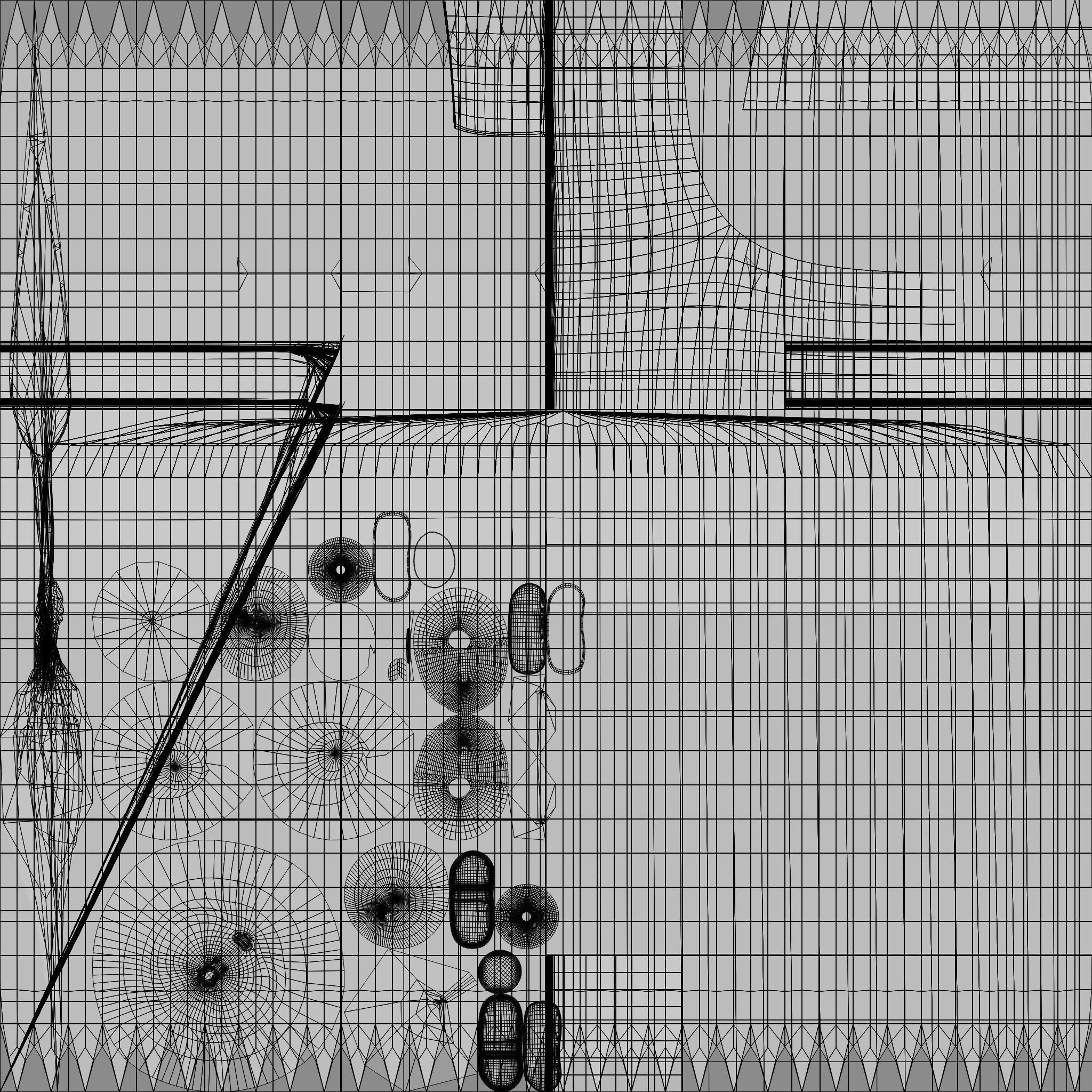 Mario nintendo character Low-poly 3D model_8