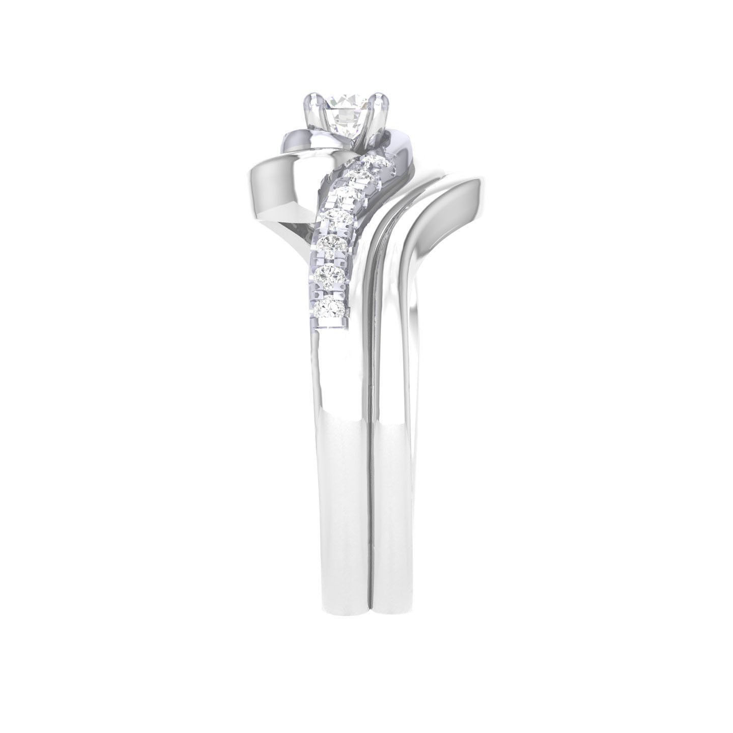 Solitaire Ring with Band - 137589 3D print model_6