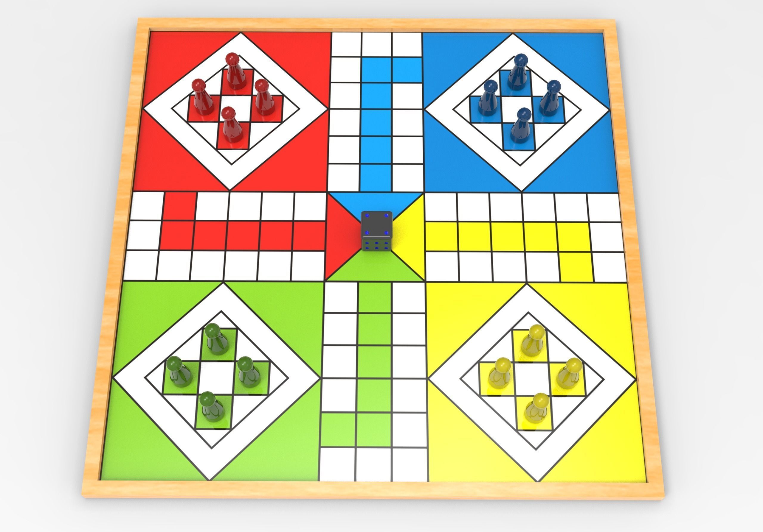 Ludo Game 3D model_1