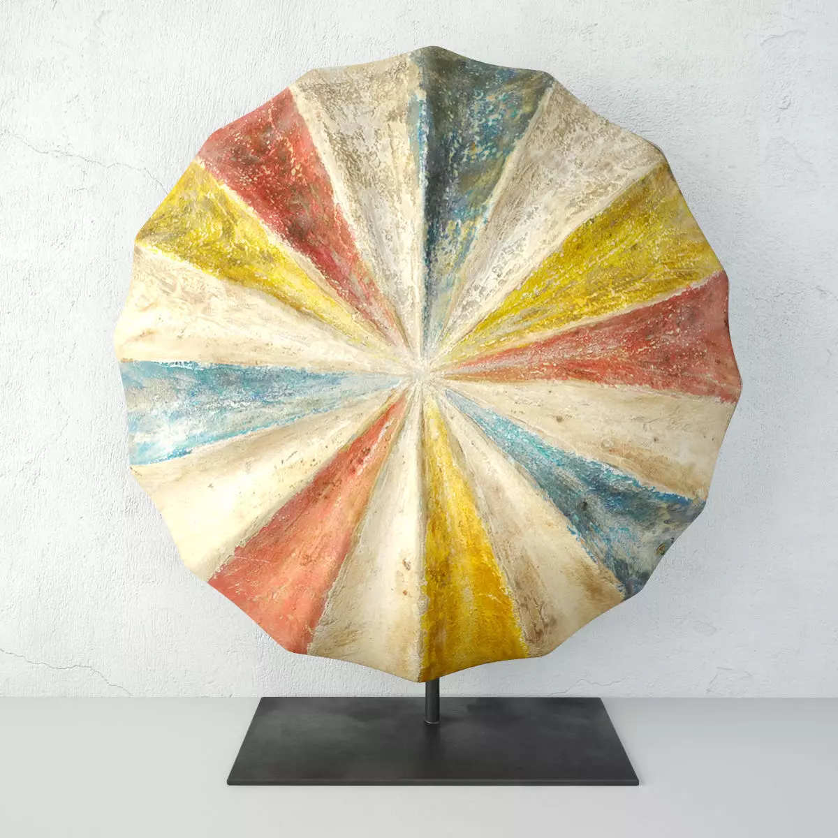Zulu Pinwheel Shield 3D model_0