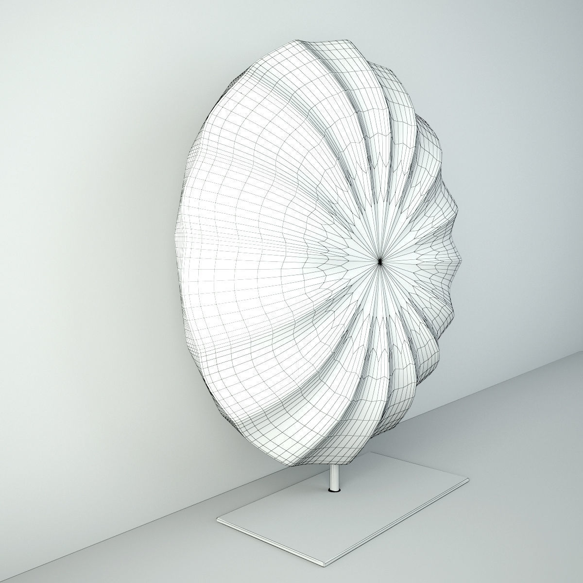 Zulu Pinwheel Shield 3D model_6