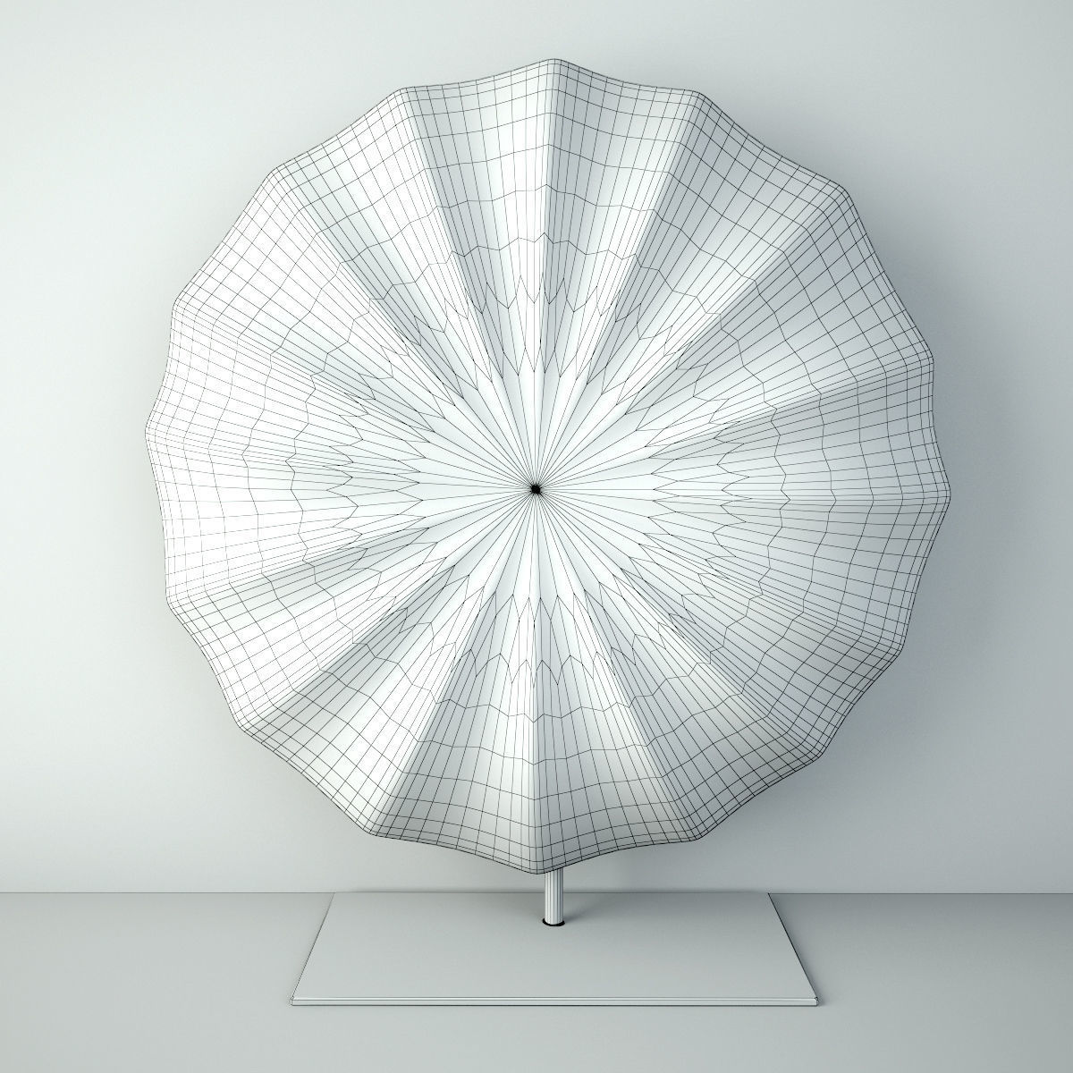 Zulu Pinwheel Shield 3D model_2