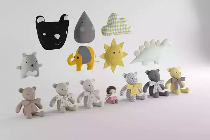 plush and pillows kit