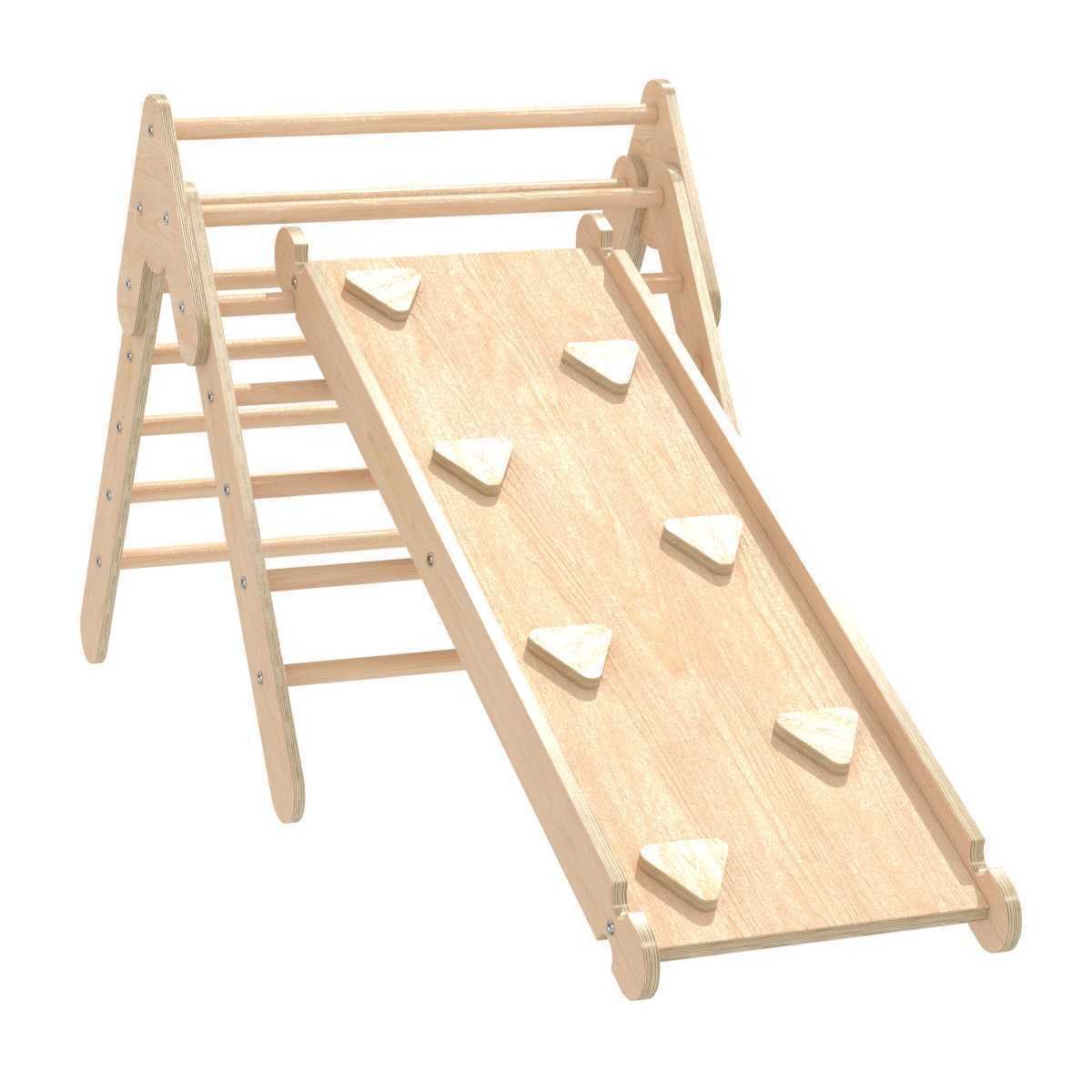 Montessori room pikler triangle ramp 3D model_8