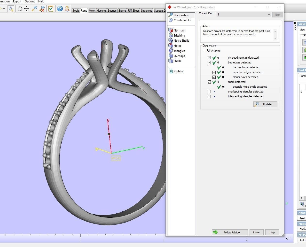 Engagement Ring With Side Diamonds CAD Design-CC126-SD 3D print model_28