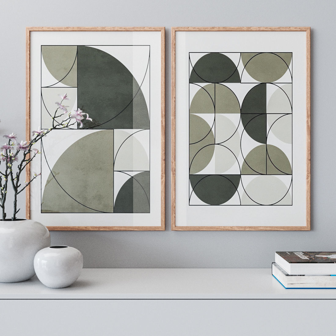 Photo Frames Set  232 3D model_1