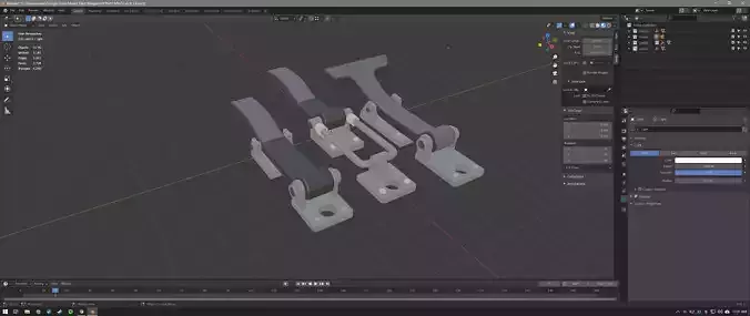 Custom Hardware Latch Set