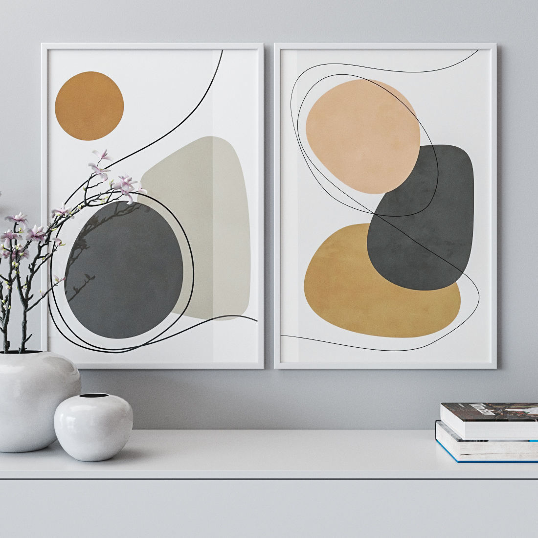 Photo Frames Set 239 3D model_1