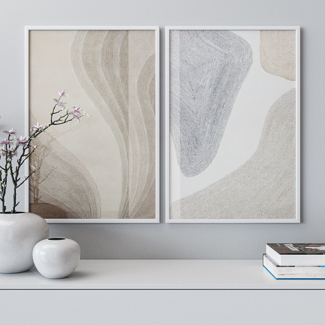 Photo Frames Set 241 3D model_1