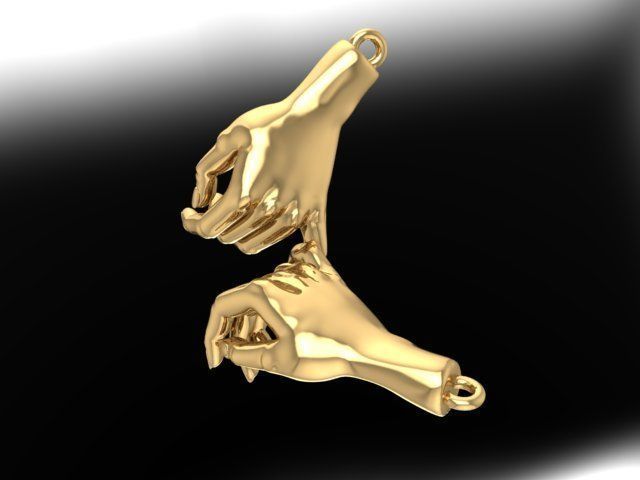 pendant life partner  3D print model_4