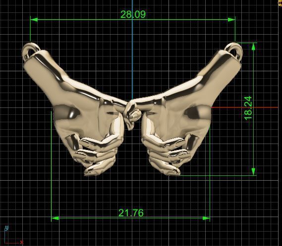 pendant life partner  3D print model_9