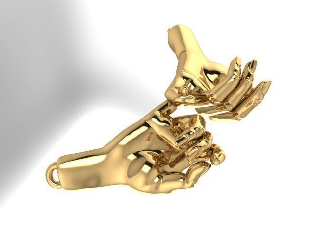 pendant life partner  3D print model_3