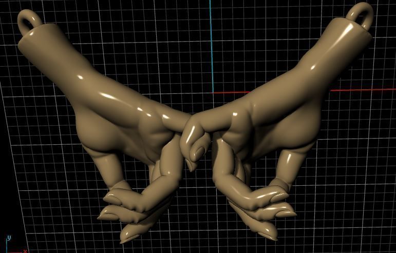 pendant life partner  3D print model_1