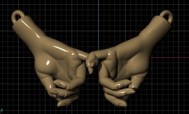 pendant life partner  3D print model_11