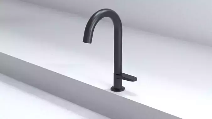 Minimalistic Watertap 01 German industrial Design 3D model