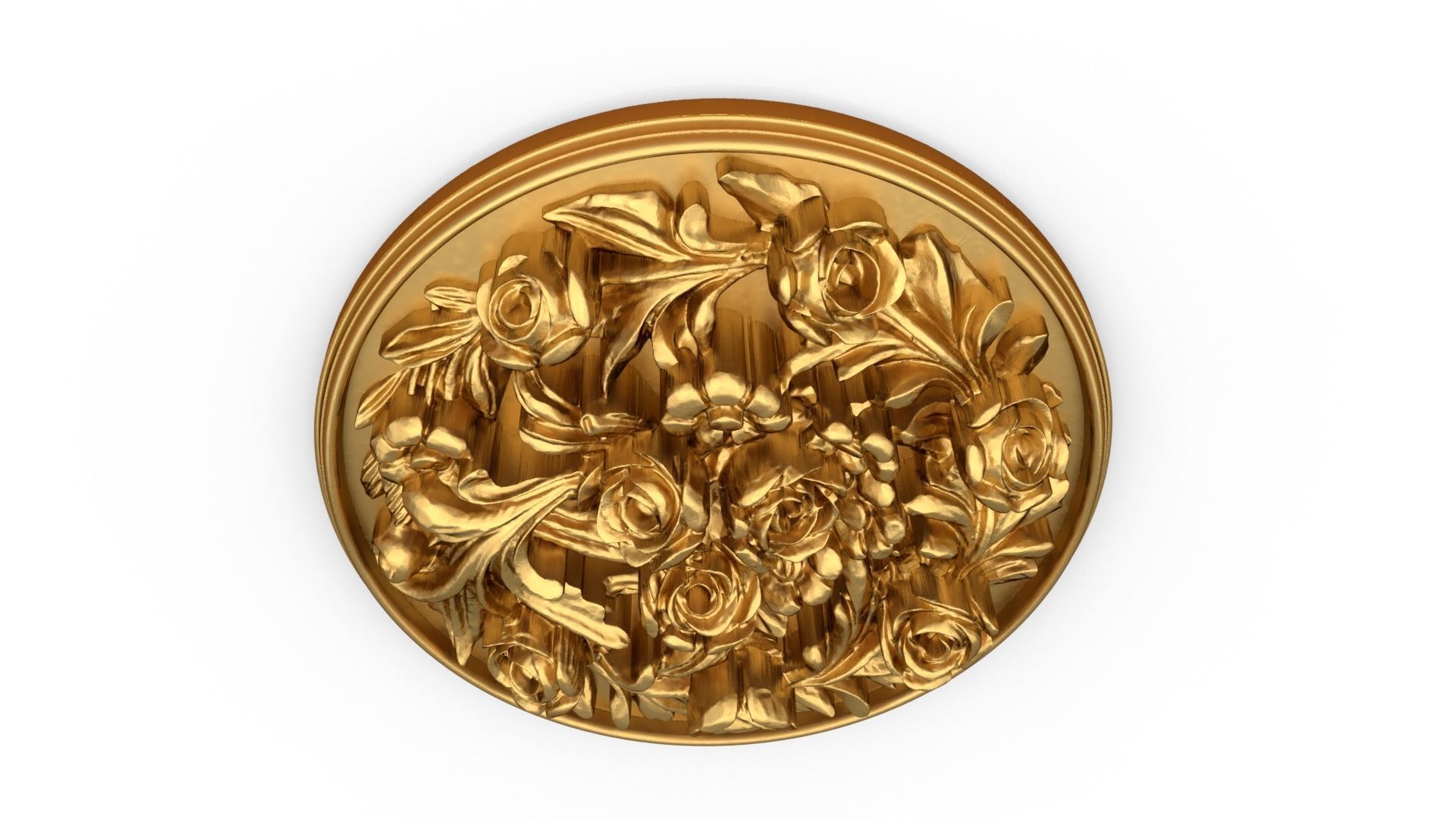 Classic decor ornament 02 3D print model_3