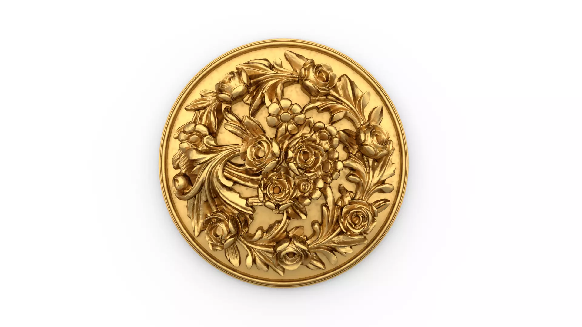 Classic decor ornament 02 3D print model_0