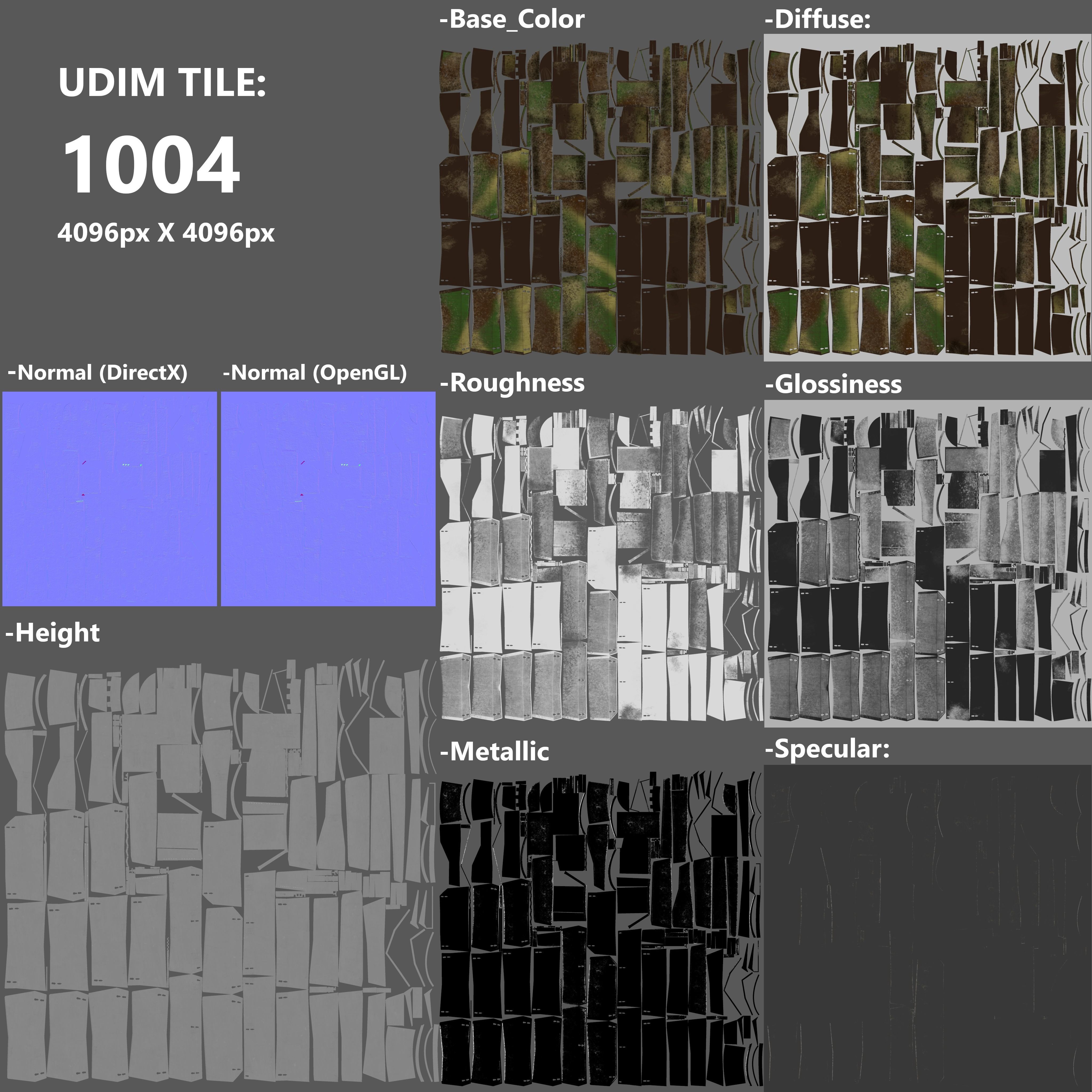 Jagdpanzer VI Jagdtiger PBR Model 3D model_26