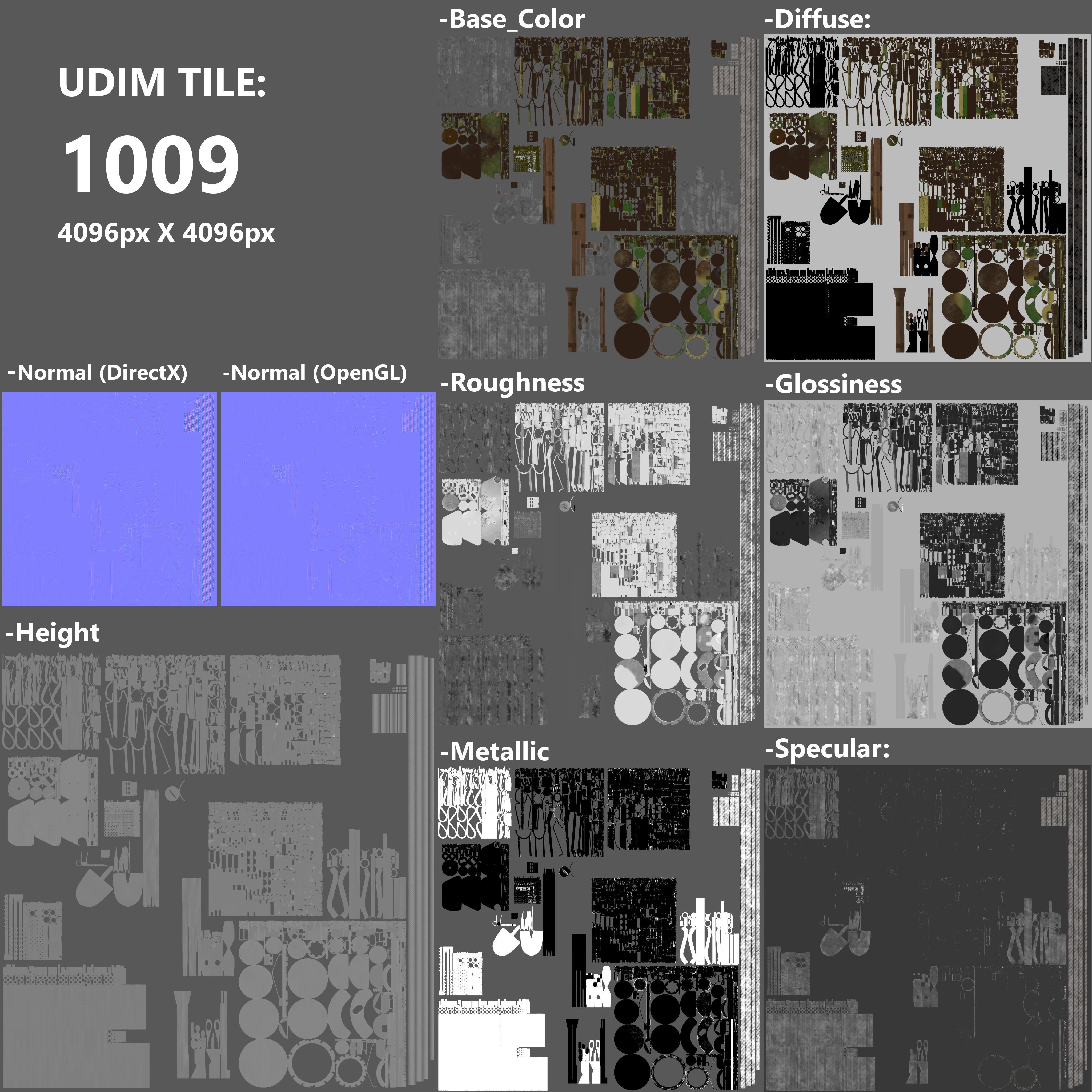 Jagdpanzer VI Jagdtiger PBR Model 3D model_31