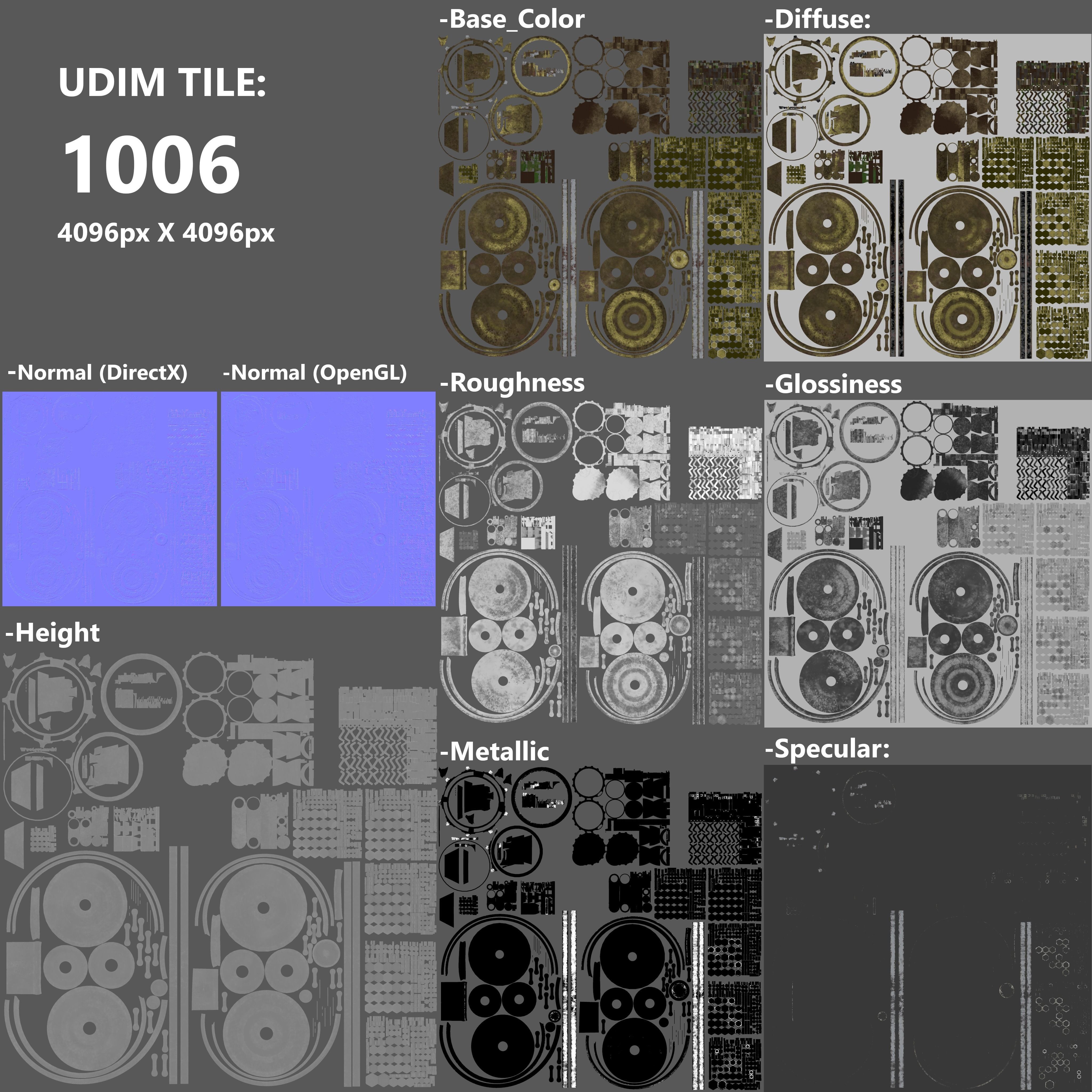 Jagdpanzer VI Jagdtiger PBR Model 3D model_28