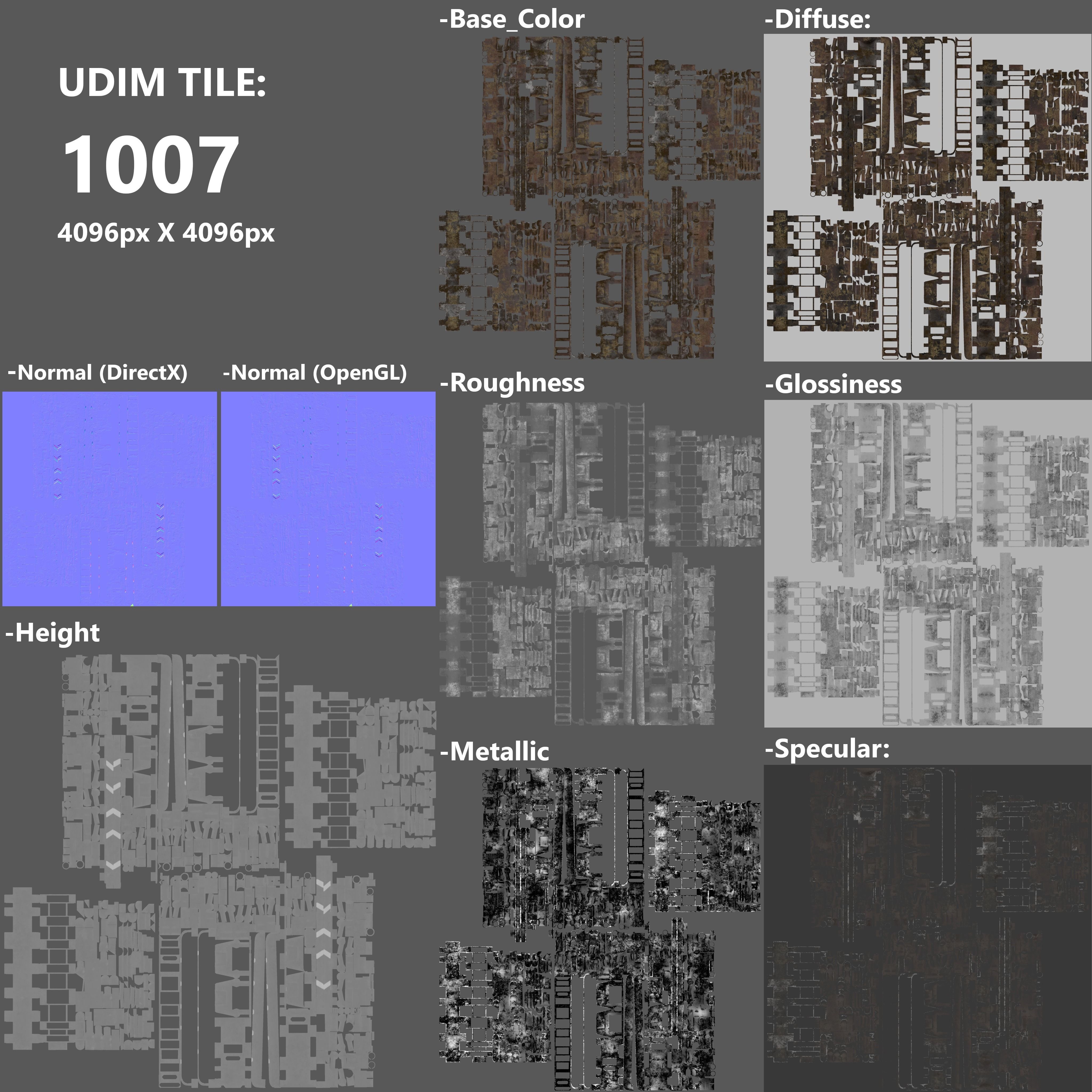 Jagdpanzer VI Jagdtiger PBR Model 3D model_29