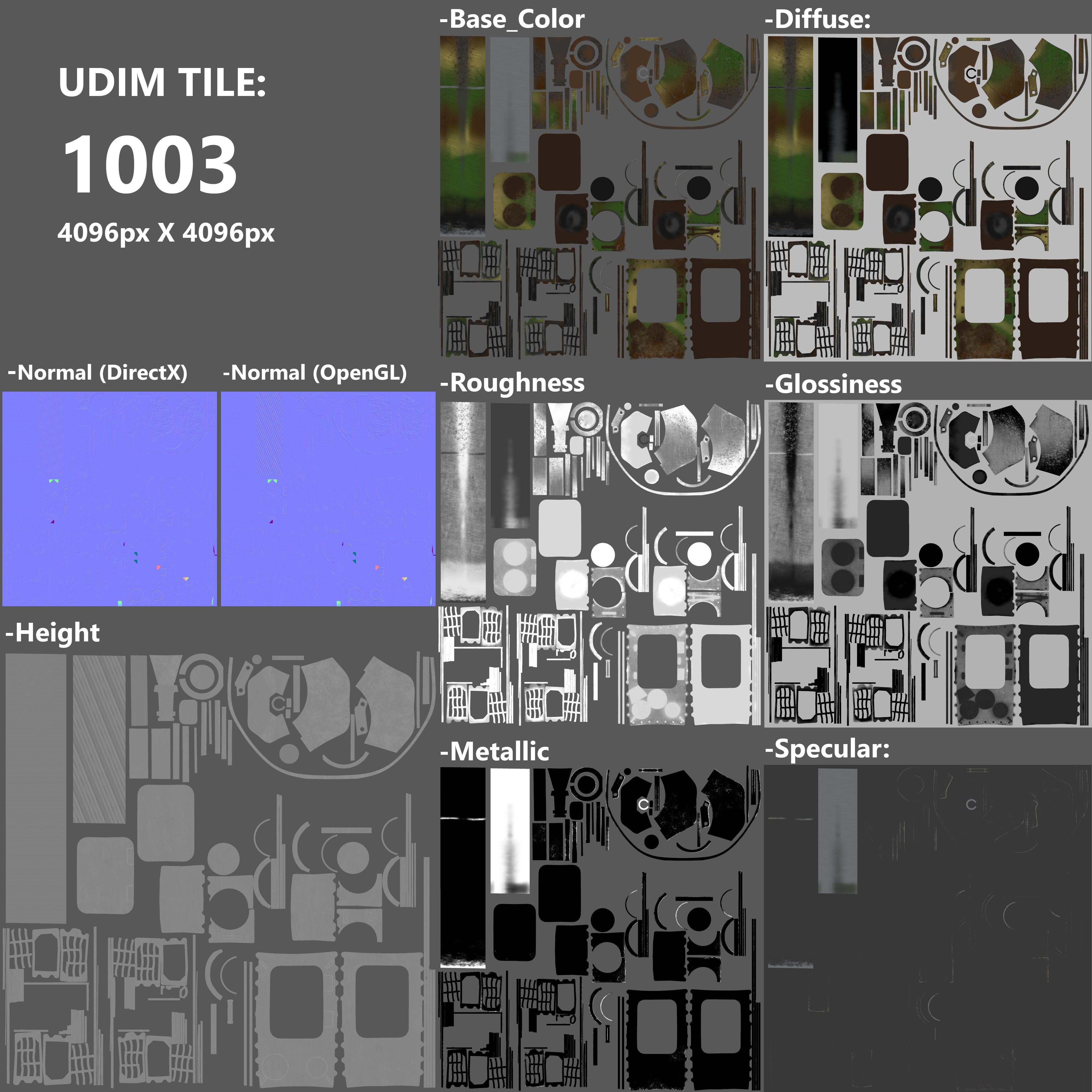 Jagdpanzer VI Jagdtiger PBR Model 3D model_25