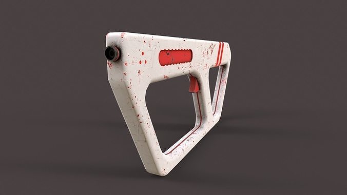 Sci-Fi Gun  Low-poly 3D model