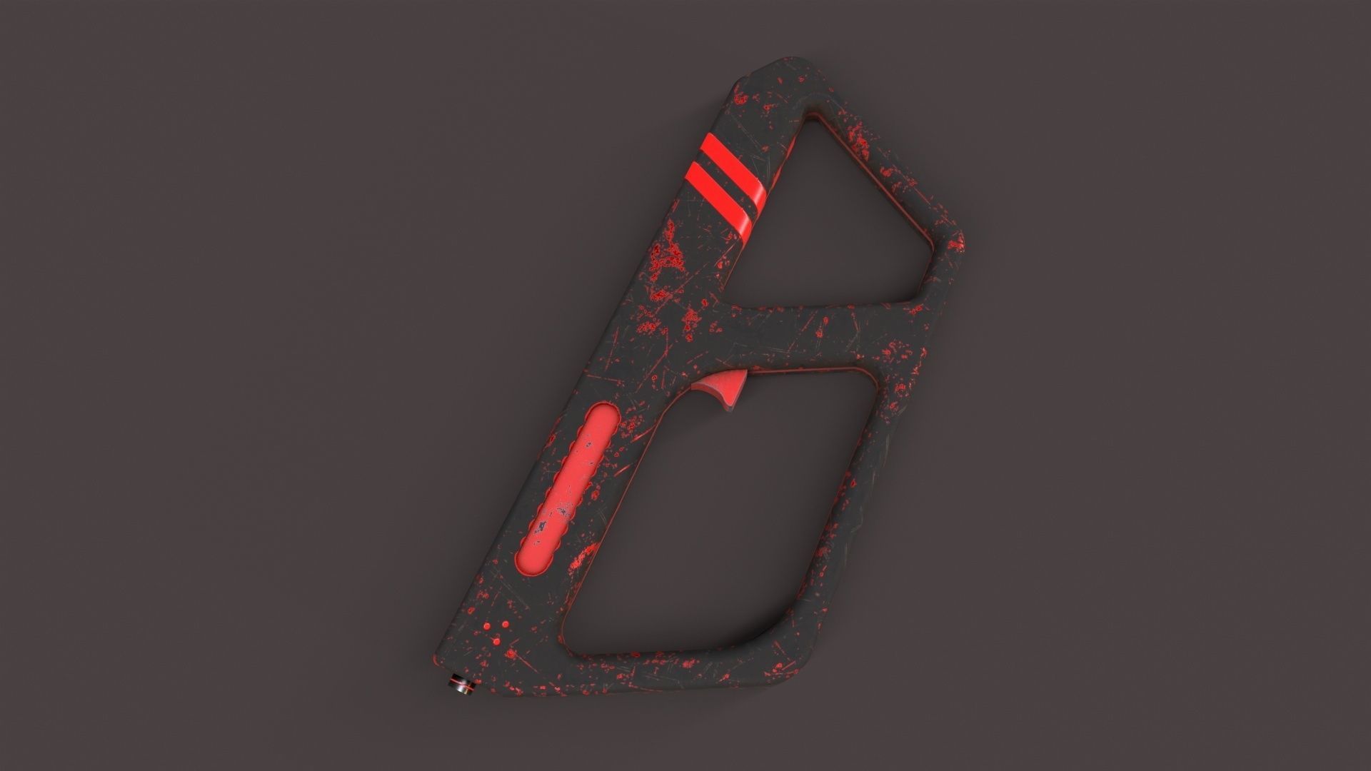 Sci-Fi Gun V2 Low-poly 3D model_12