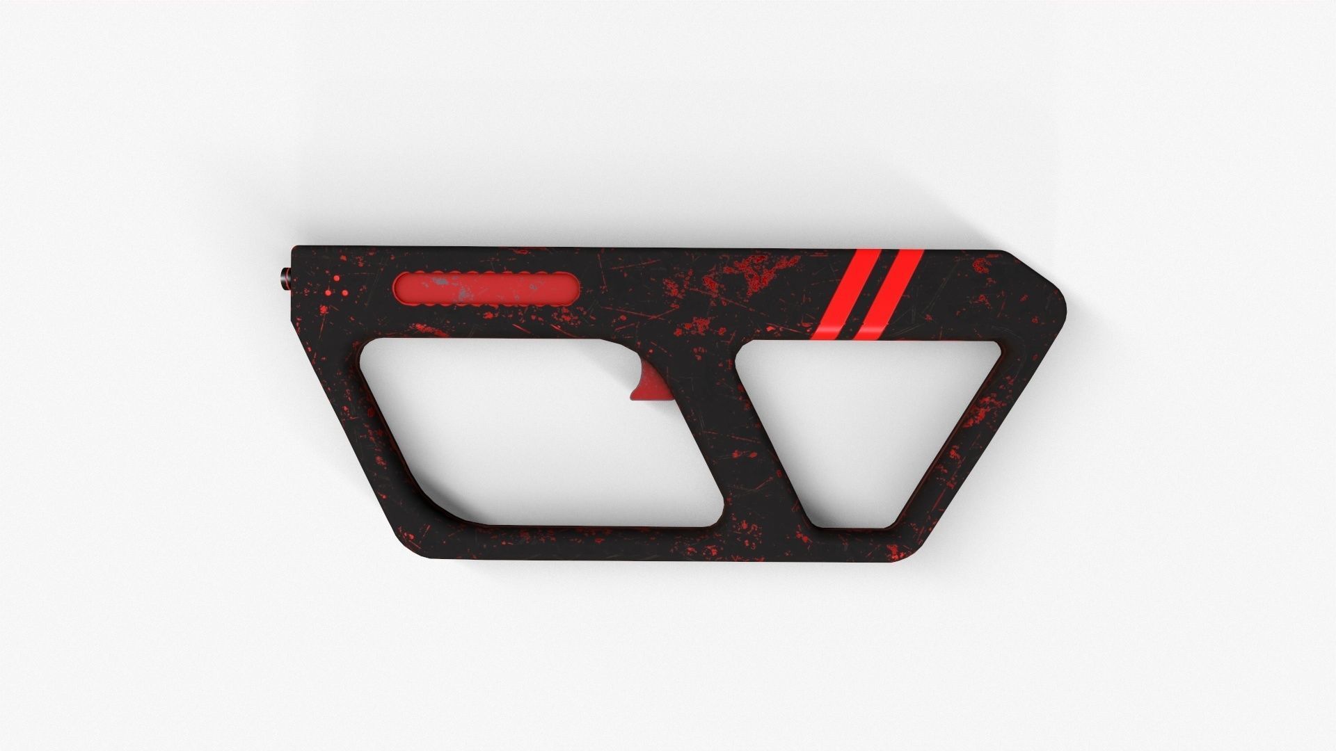 Sci-Fi Gun V2 Low-poly 3D model_14