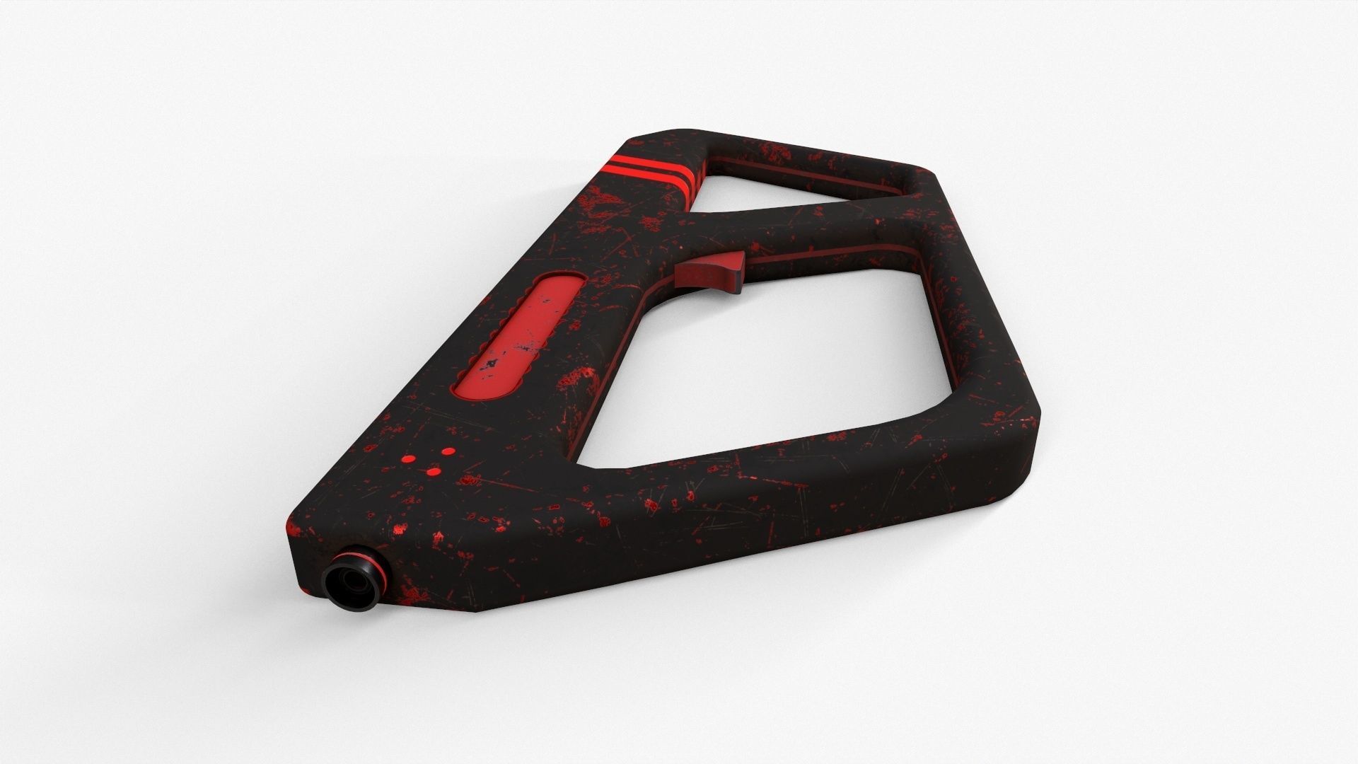 Sci-Fi Gun V2 Low-poly 3D model_15