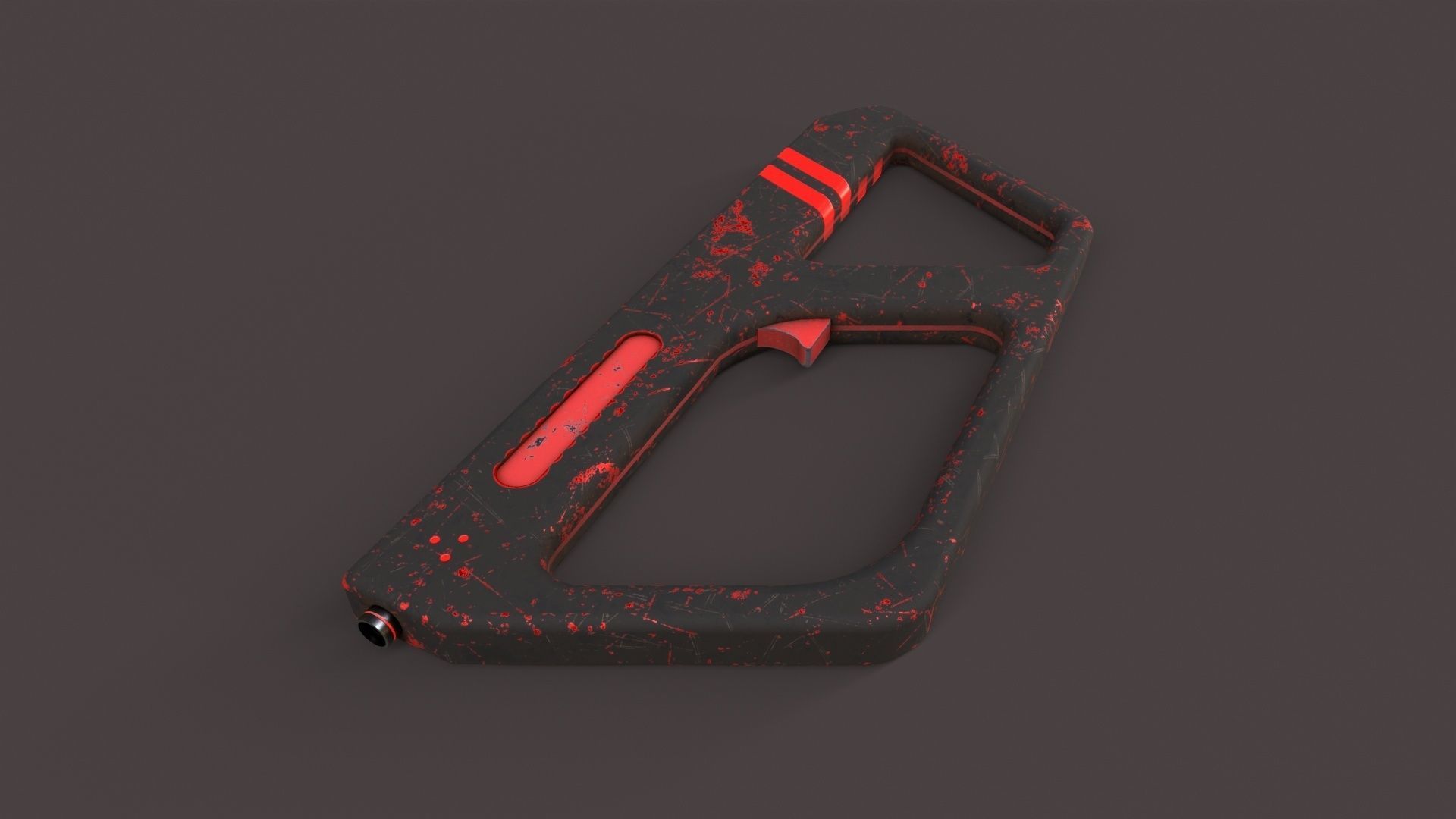 Sci-Fi Gun V2 Low-poly 3D model_11