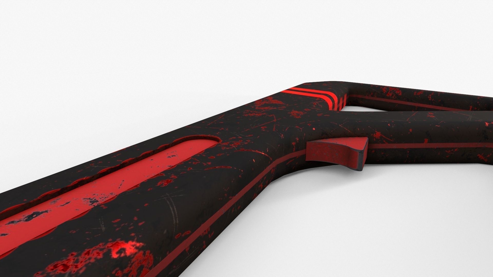 Sci-Fi Gun V2 Low-poly 3D model_20