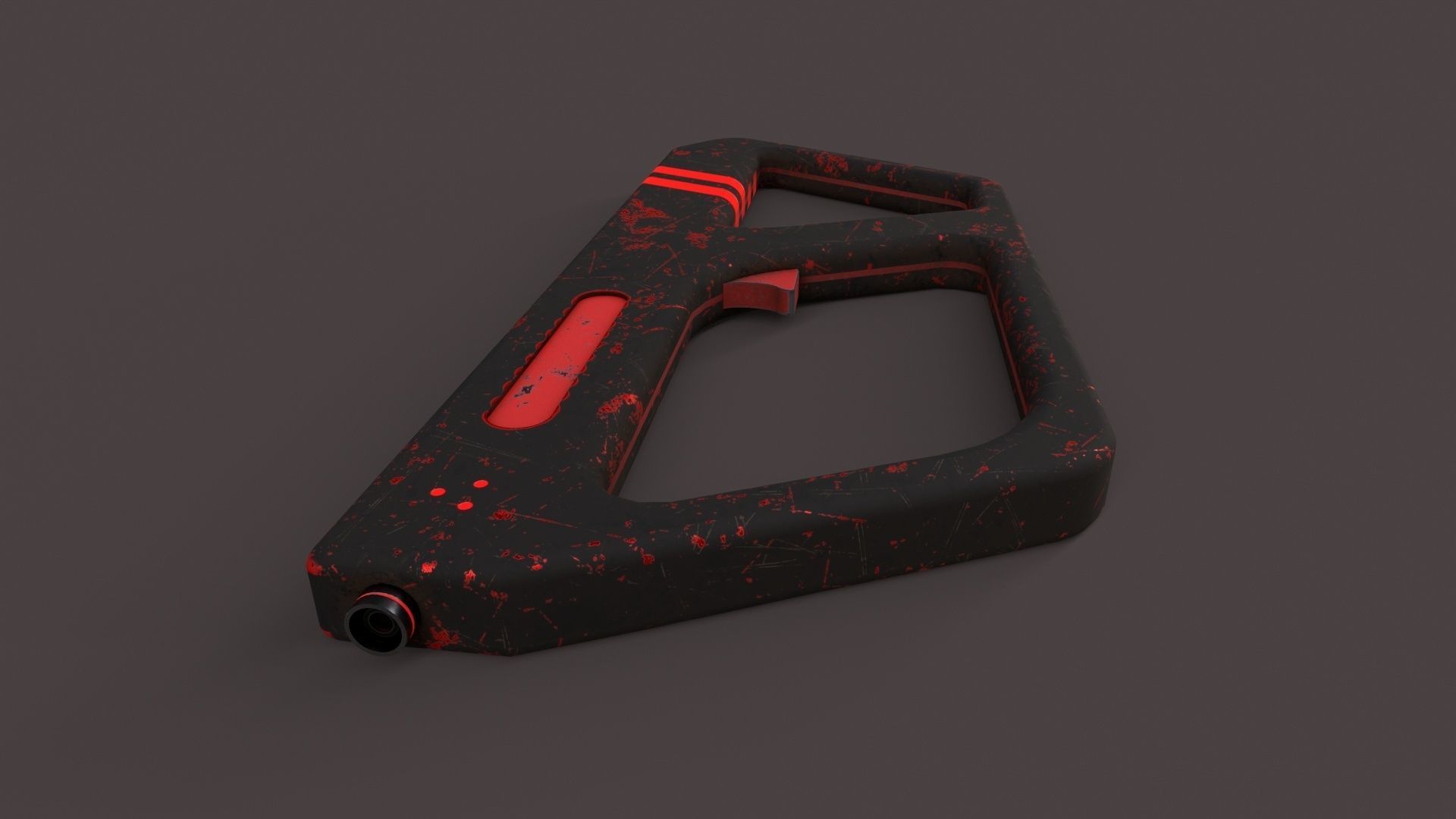Sci-Fi Gun V2 Low-poly 3D model_17