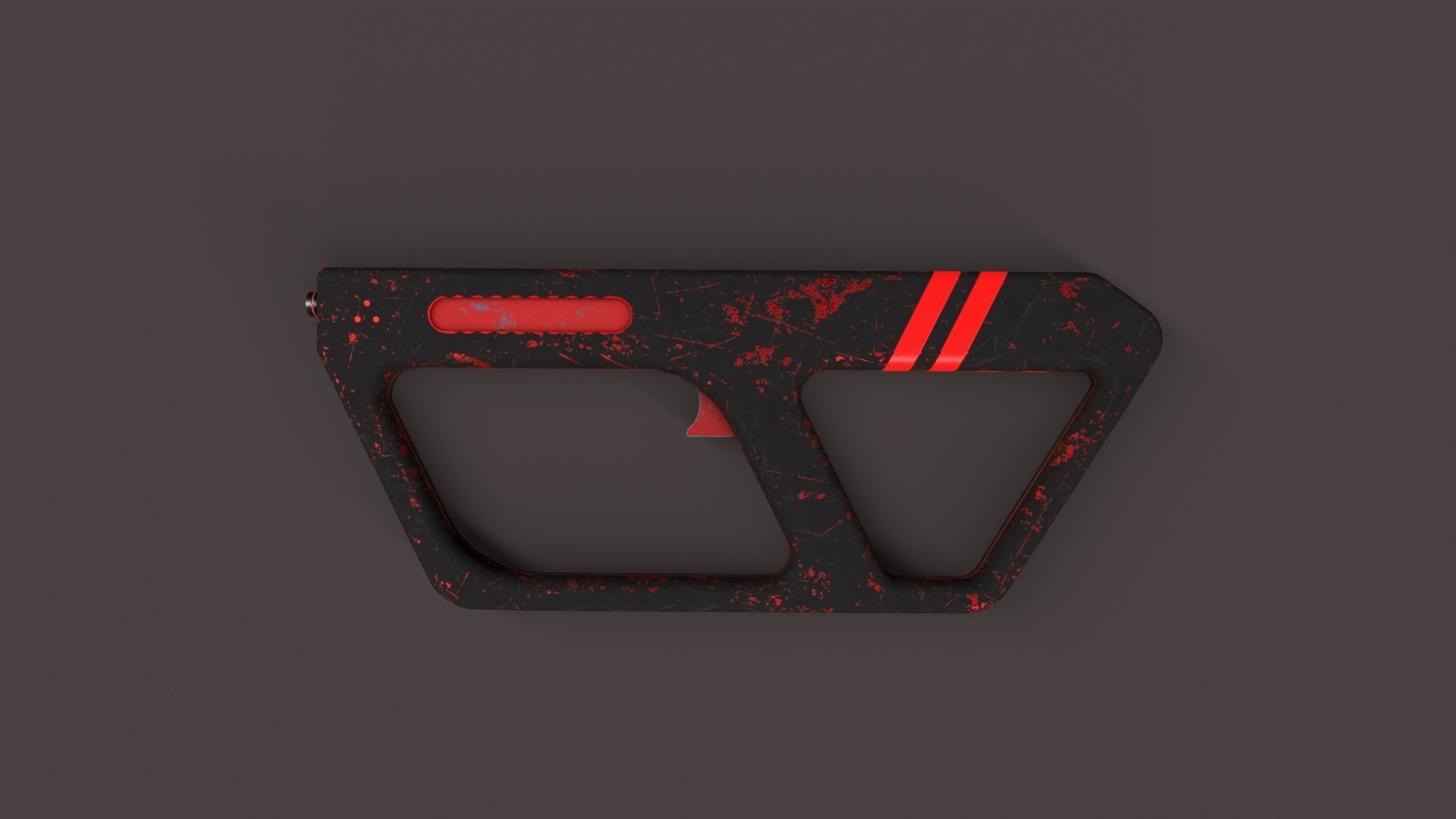 Sci-Fi Gun V2 Low-poly 3D model_2